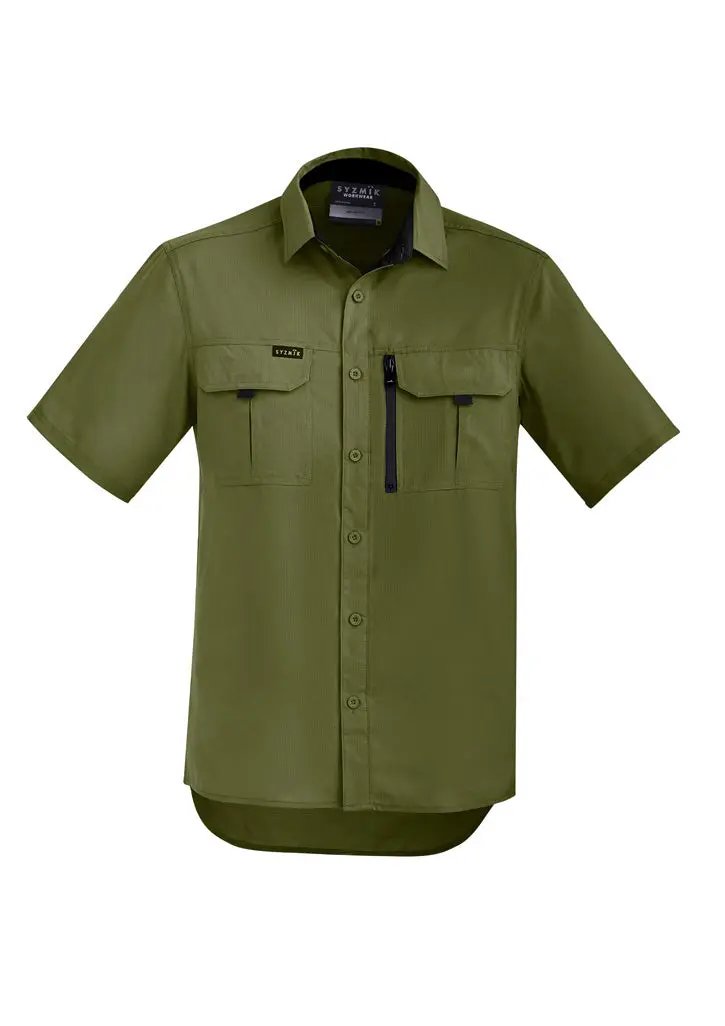SYZMIK Men's Outdoor Short Sleeve Shirt ZW465 Metro Workwear